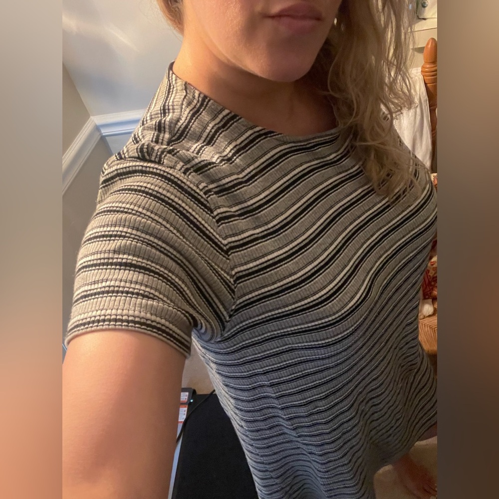 Black white and grey vintage shirt dress